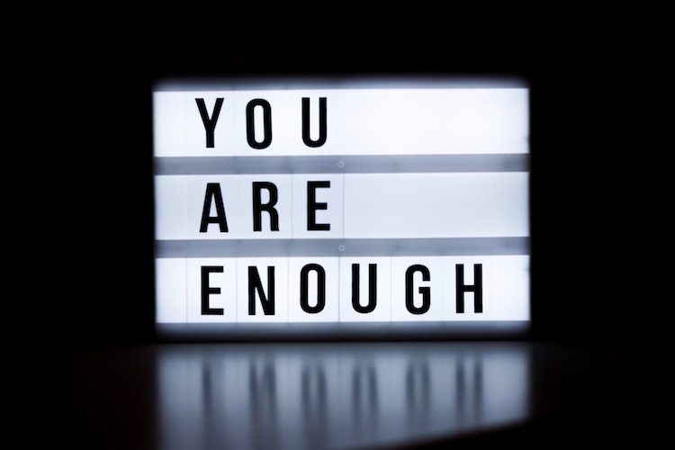 You are enough image